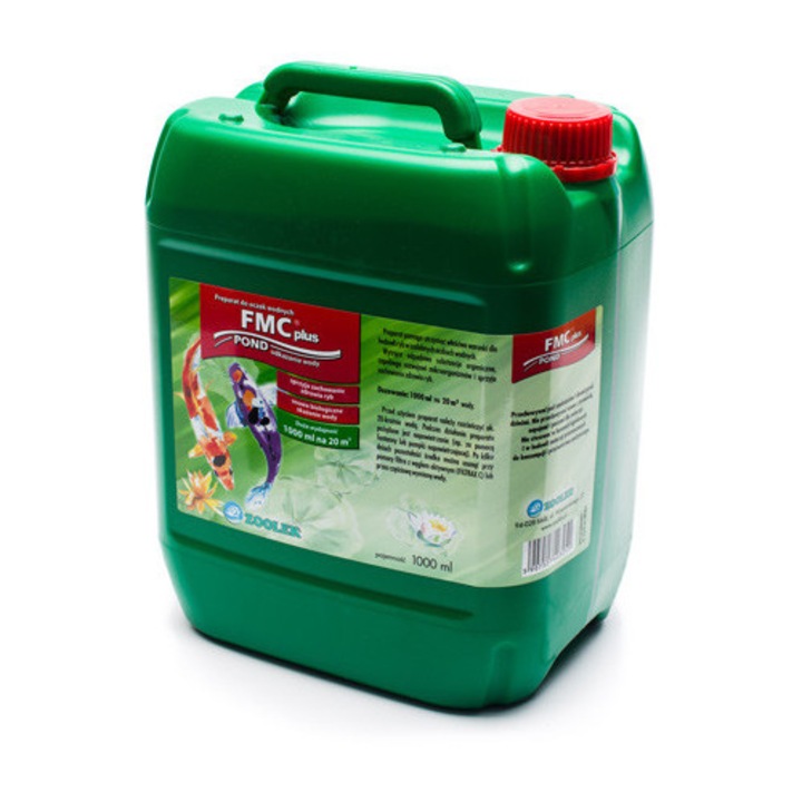 Разтвор за дезинфекция на езера ZOOLEK FMC POND 5L, 100000L, 3 активни вещества, 2 теста 6 в 1