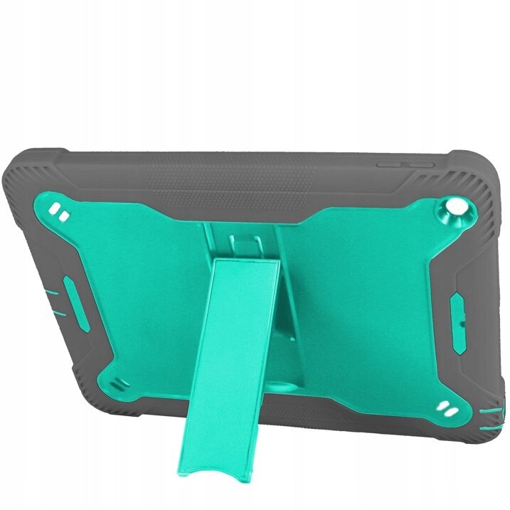 Etui protector cu suport pentru iPad 10.2, verde cu accente gri inchis, set 1 buc.