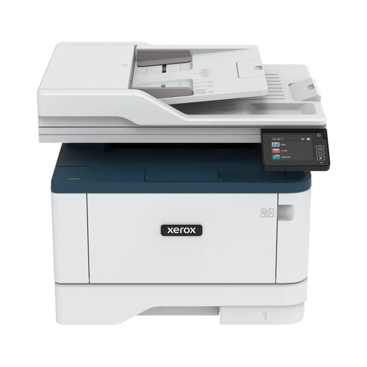 Imprimanta multifunctionala Xerox B305, 3 in 1, alb-negru, 38 ppm, A4, set complet