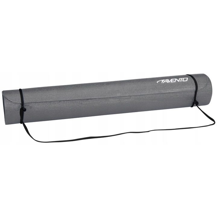 Постелка за тренировка Avento, 173x61x0,4см, противоплъзгаща, сива