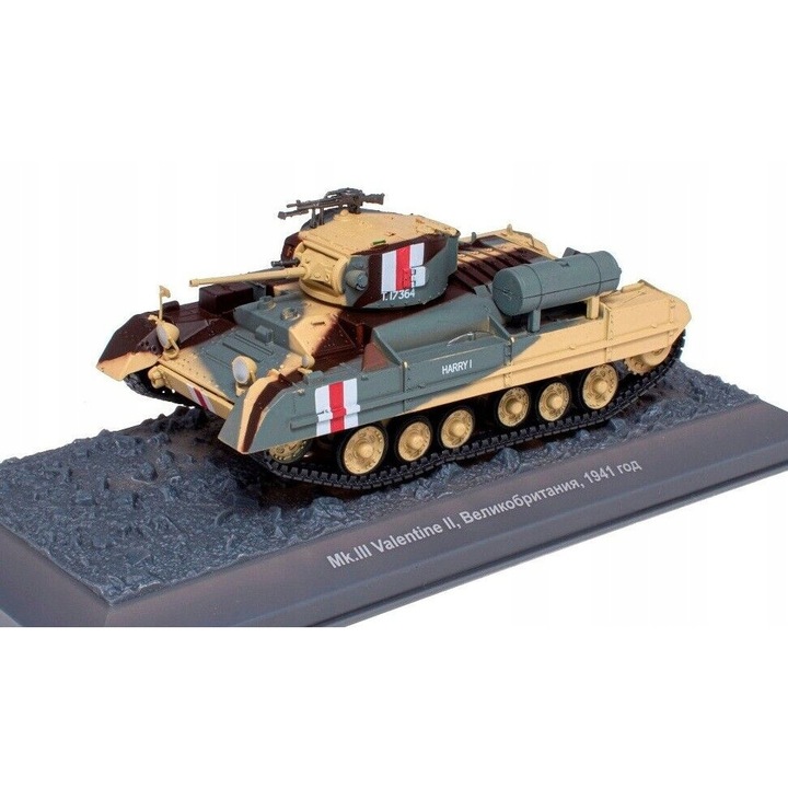 DeAgostini Mk.III Valentine II fém modell 1:48, 1941