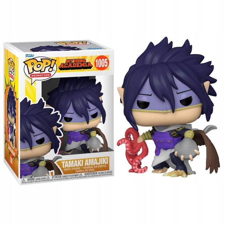 Tamaki Amajiki figura 1005 My Hero Academia, 9cm, vinyl, gyűjtői készlet