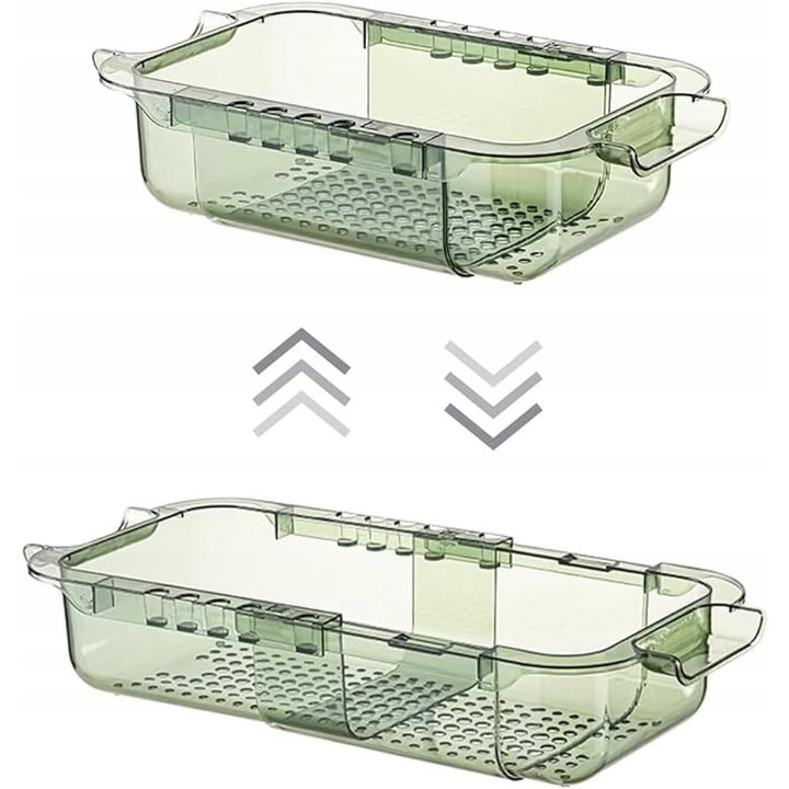 Scurgator pentru chiuveta, extensibil, sita pentru fructe si legume