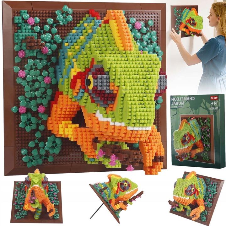 Set de constructie Kameleoane 3D, 2688 elemente