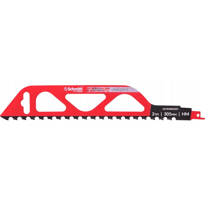 Schmith S1243 fűrészlap vasalatokhoz, 305mm, 2TPI, HM, betonhoz és téglához