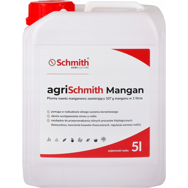 Ingrasamant agricol cu mangan 5l, Schmith, pentru pomi fructiferi, cereale, legume