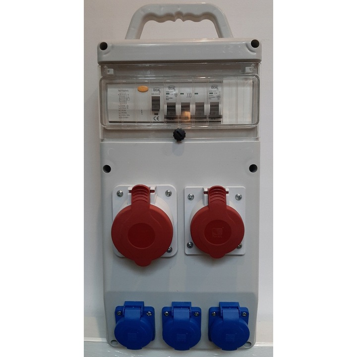 Tablouri electrice, Pawbol, 400V, 3 gniazdo 3-fazate 5x16A, 5x32A, 16A, 25A, 20A, 16A, IP44