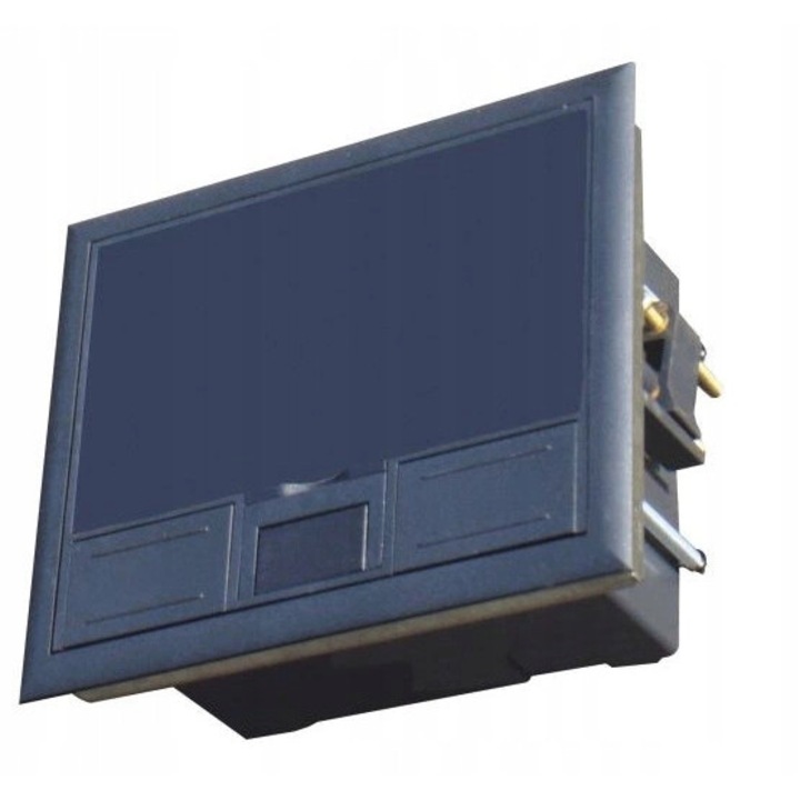 Cutie Priza de pardoseala modulara ORNO, 4 module, plastic negru, 169x141mm