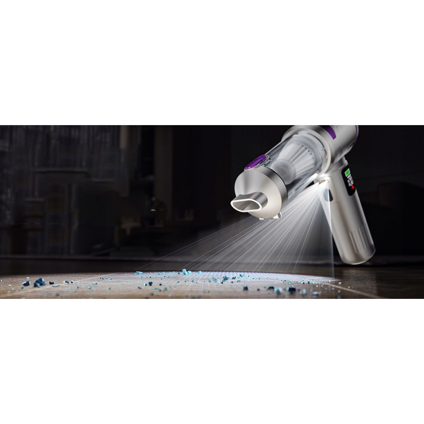 Aspirator fara fir, 15KPA, 3 viteze, 80000 RPM, LCD