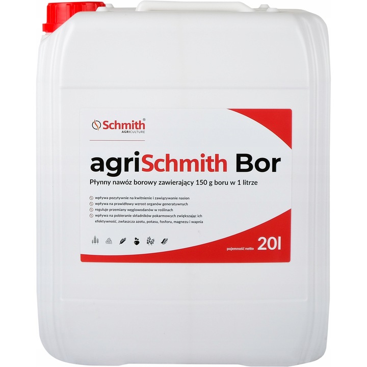 Ingrasamant agricol Bor 20L, Schmith, pentru pomi fructiferi, cereale, legume