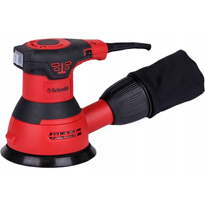 Schmith 125mm 350W excentercsiszoló, tépőzáras rögzítés, 3m kábel