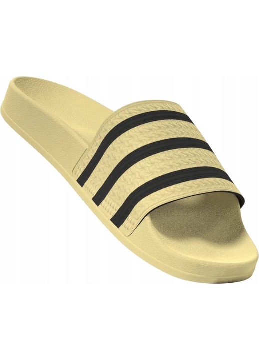 Мъжки чехли Adidas, модел Adilette, цвят Жълт/черен, синтетичен материал