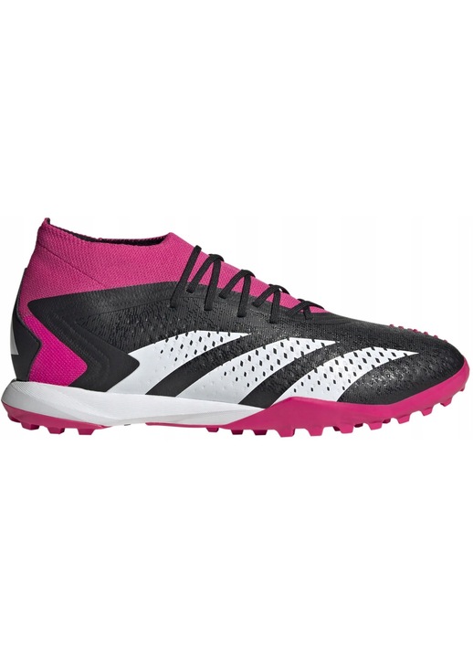 Ghete fotbal, adidas Predator Accuracy.1 TF, negru/roz, talpa TF, materiale reciclate