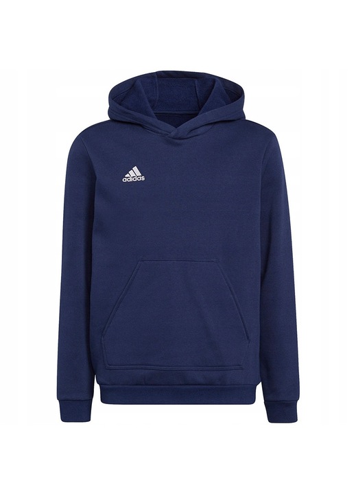 Детски суичър Adidas Entrada 22, класическа кройка, кенгуру джоб, качулка, 70% памук, рециклиран полиестер, за момчета, 128 CM