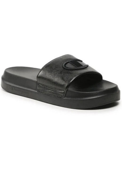 Papuci dama, Champion, model Miami, platforma, negru, 38.5 EU