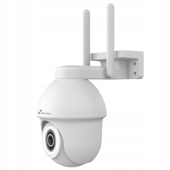 Камера за наблюдение Nivian Smart 3MP 2K, нощно виждане, резолюция 2560x1440, IP65, дистанционно управление