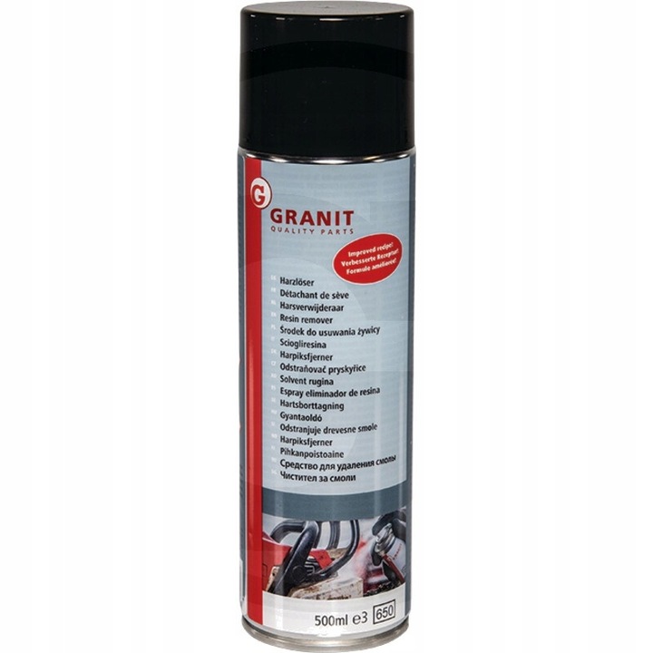 Granit gyantaeltávolító oldat 500 ml, festett felületekre, üvegre, krómra, műanyagra