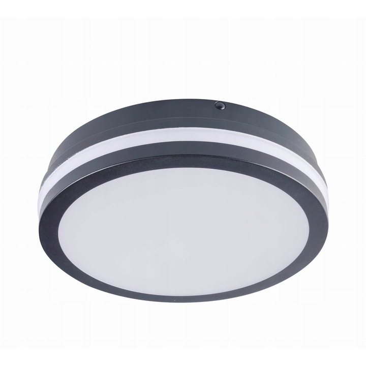 Kanlux BENO LED 18W mennyezeti lámpa, 4000K, IP54, grafit