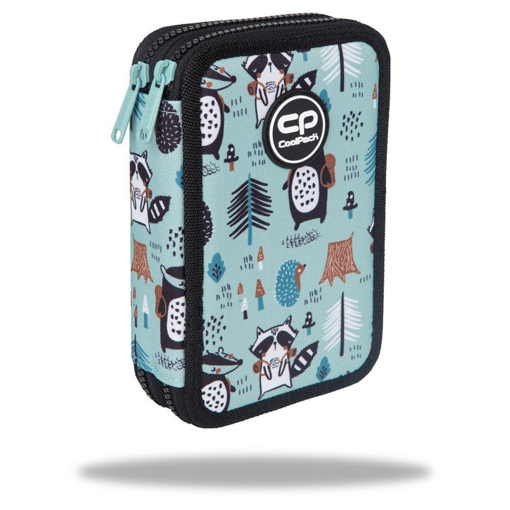 Ученически несесер с 2 отделения CoolPack Jumper 2, с 35 аксесоара, водоустойчив, 19,5x12,5x5см
