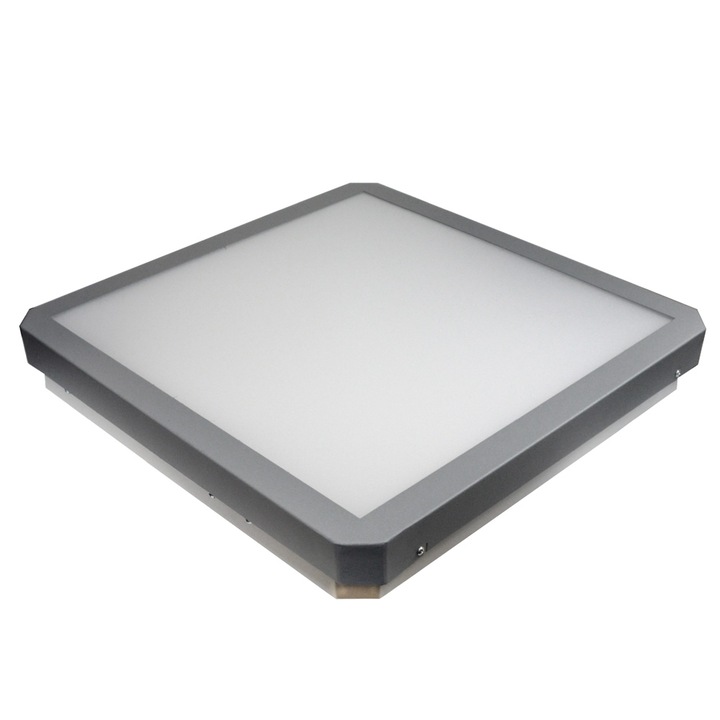 Plafon LED Bowi Rava 38W 4370lm 4000K antracit 41x41cm