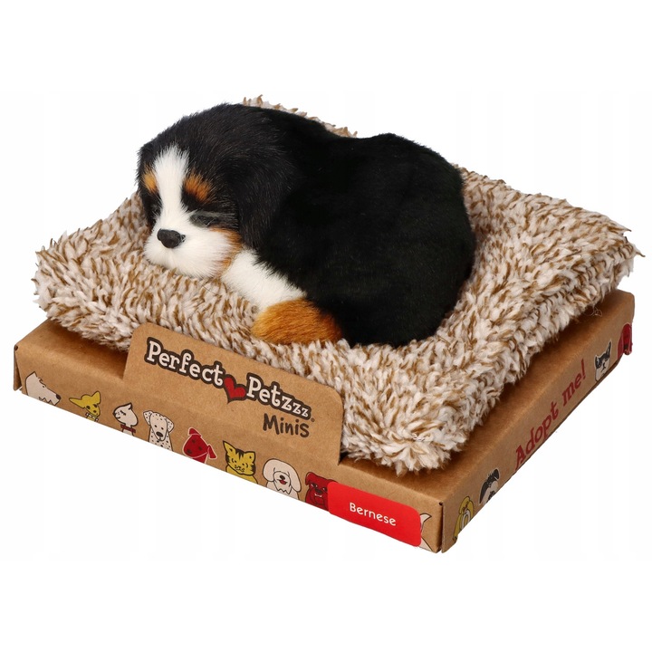 Плюшена играчка, Perfect Petzzz, бернско куче, 16x13x7см, със звук