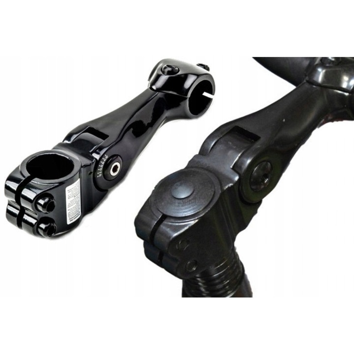 Piesa ghidon Sportown, 25,4mm, 130mm, 28,6mm, negru