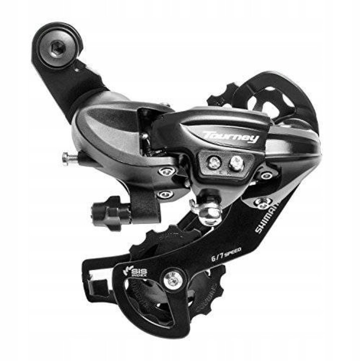 Schimbator bicicleta Shimano Tourney RD-TY300 6-7 viteze, capacitate 43T, culoare neagra, 318g