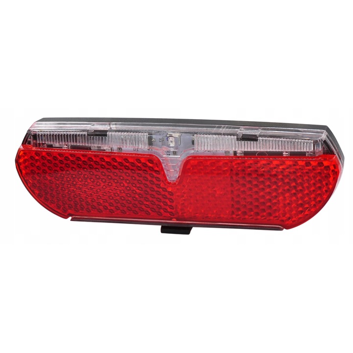 Jet kerékpár lámpa, hátsó, 300mAh akkumulátor, USB, LED, 1 mód