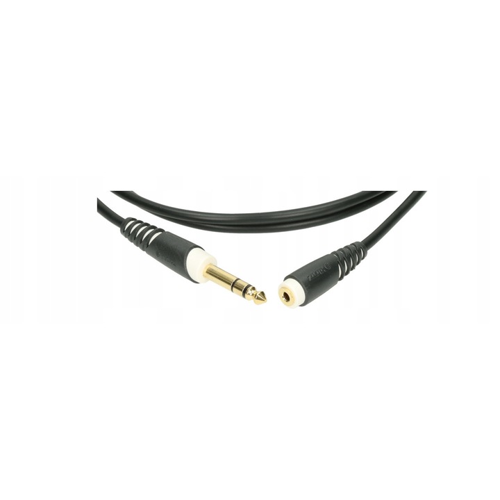 Klotz AS-EX60300 audio hosszabbító kábel, 6.3 mm Jack, 3 méter, aranyozott