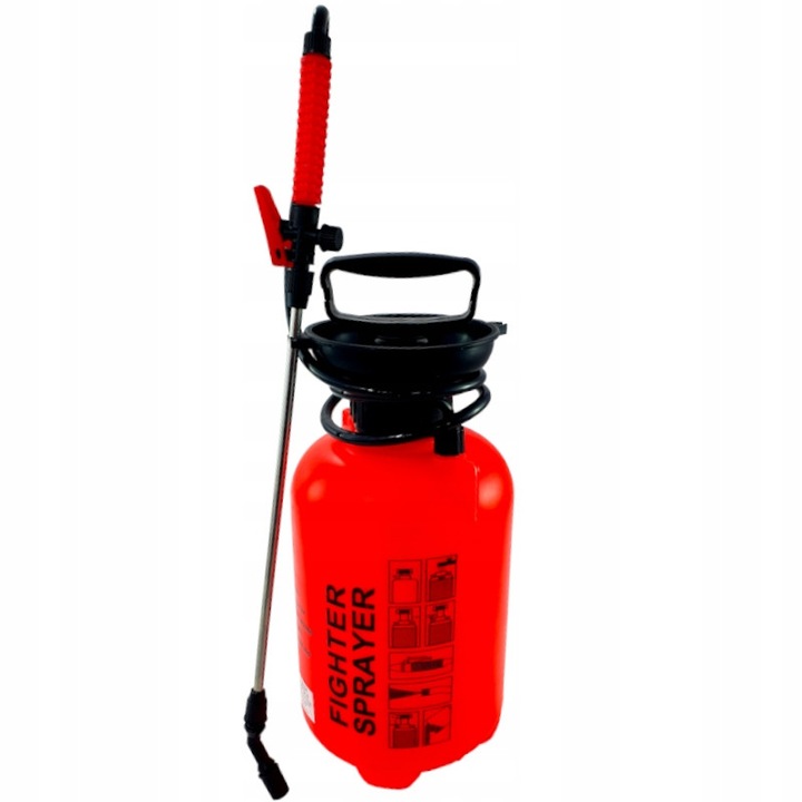 Pulverizator manual 5L, 3m, lance 56cm, furtun elastic 130cm, set complet