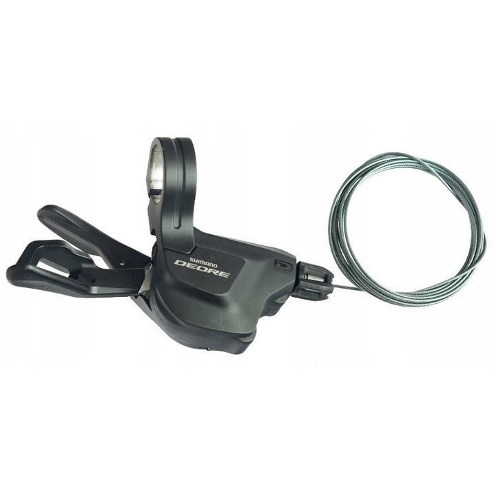 Maneta schimbator Shimano Deore SL-M6000 10 viteze, dreapta, tip montare cu clema, fara indicator optic