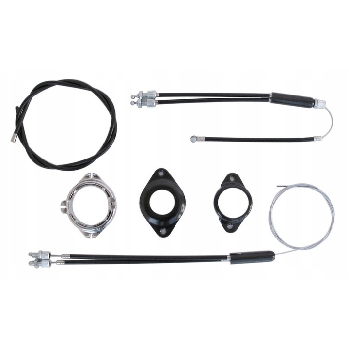 Set cabluri si panze pentru frana BMX, 1 1/8", 20", 360° rotire, 296g