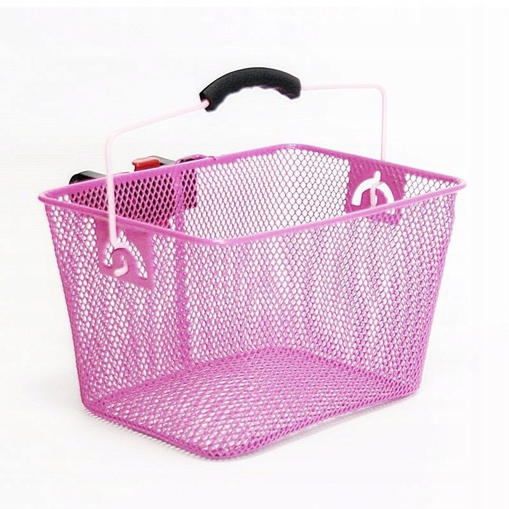 Cos de bicicleta Jet, tip CLICK, pentru biciclete de copii 16-24", 26-28", 29x16x20cm, capacitate 5kg, set cu suport.