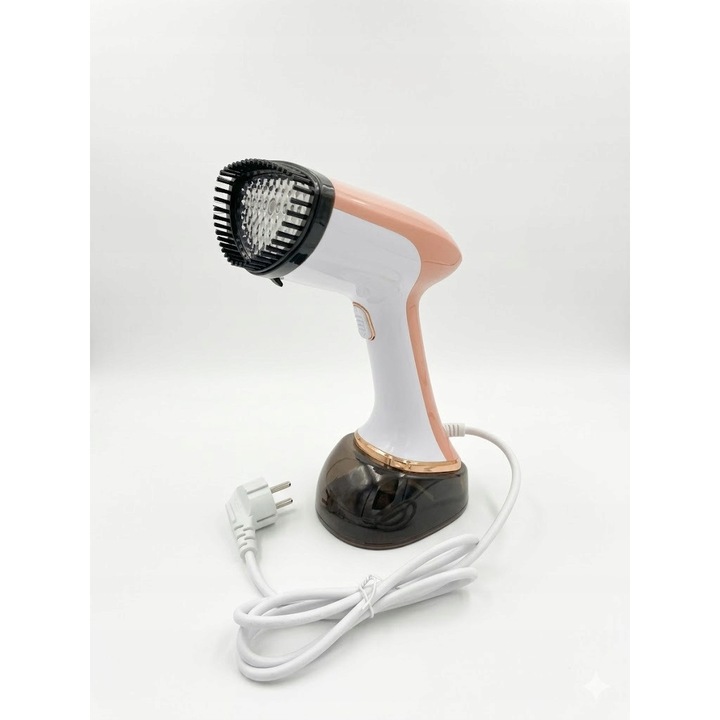 Parownica manuala pentru imbracaminte, 200ml, cu perie, compacta, usor de transportat