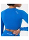 Bluza sport dama Carpatree, colectia Blaze, maneca lunga, crop, elastic, confortabil, albastru