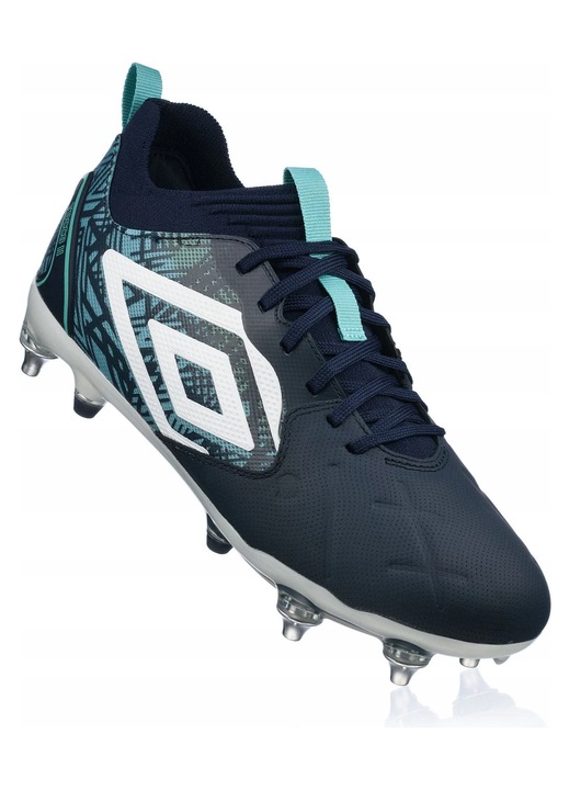 Ghete de fotbal UMBRO TOCCO 2 PRO SG, crampoane, barbati, bleumarin, material sintetic, 45 EU