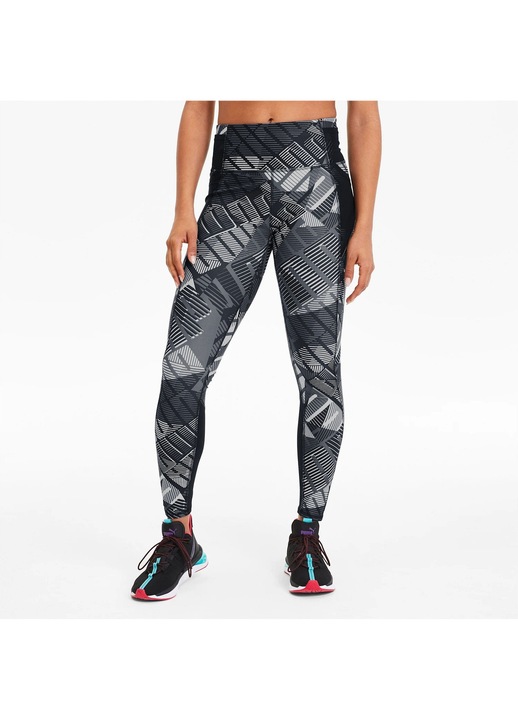 Colanti, Puma, Be Bold AOP, 7/8, femei, gri, material elastic, S INTL