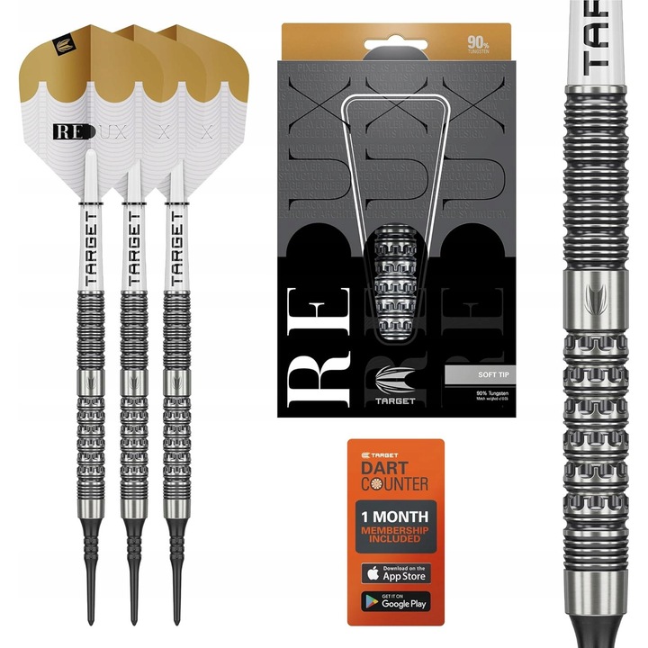 Комплект дартс стрелички с мек връх Target Darts Redux, 18G