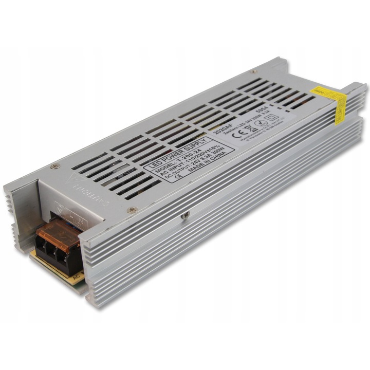 Sursa de alimentare 24V 200W 8,3A Masterled, dimensiuni 212x70x39mm, racire pasiva