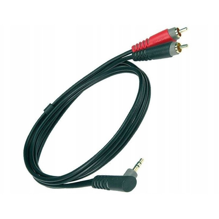 Kabel audio Klotz AY7 A0300 mini TRS 2xRCA 3m, flexibil, cu conectori placati cu aur