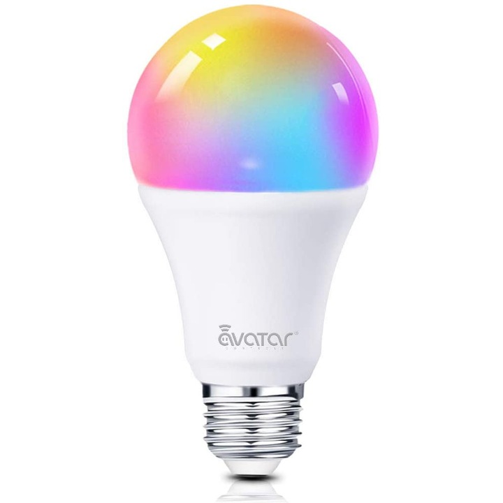 Bec LED RGB+W E27 Lepro 7W, WiFi, 16 millió szín, 6000-6500K, 50.000 óra
