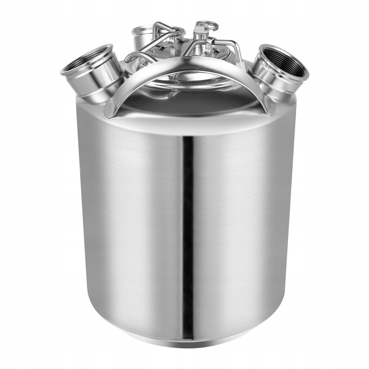 Butoi cu capacitate de 10L din otel inoxidabil, Ysislybin, pentru curatarea echipamentelor, argintiu, 23x33cm, set complet