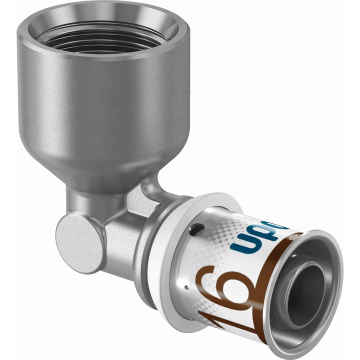 S-Press PLUS idom, könyök belső menettel 25-Rp1"FT, bronz, 0-70°C, 10 bar