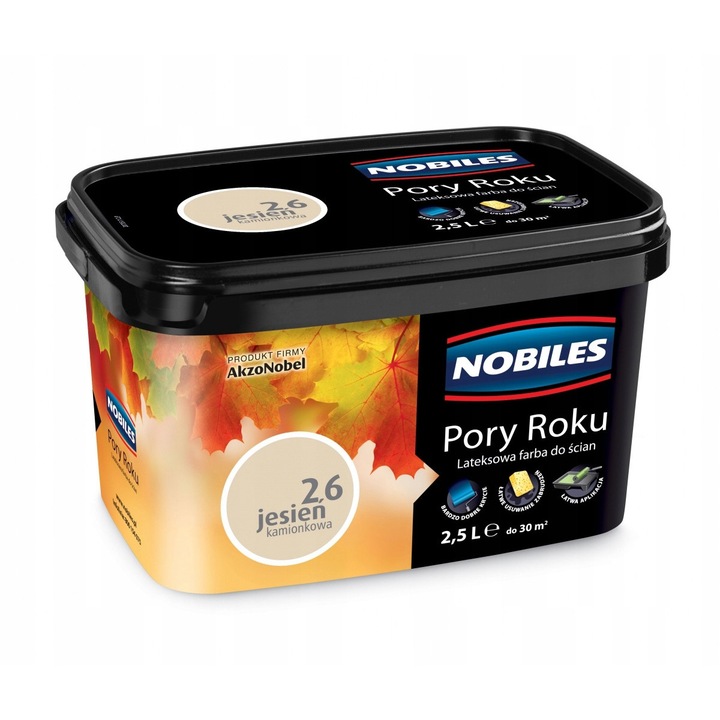 Matt falfesték, Nobiles, Pory Roku, 2,5L, Jesien Kamionkowa szín