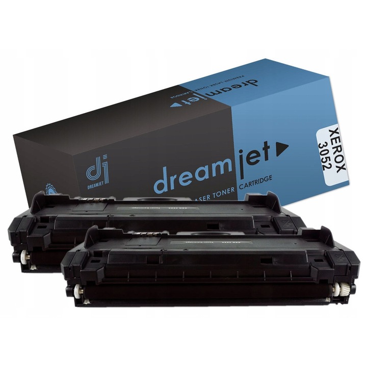 Toner Dreamjet pentru Xerox 3052, negru, 3000 pagini, set 2 buc.
