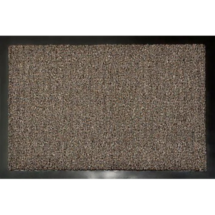 Covoras intrare KONTRAST 60x90cm, maro, antiderapant, durabilitate