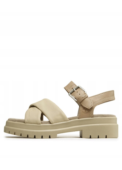 Дамски сандали Timberland London Vibe X Strap, бежови, естествена кожа, 41 EU