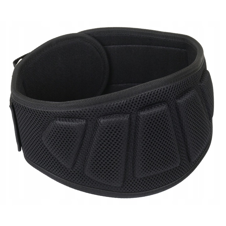 Centura de culturism Majestic Sport EVA PRO, neagra, marimea M, 88x16,5cm, set 1 buc.