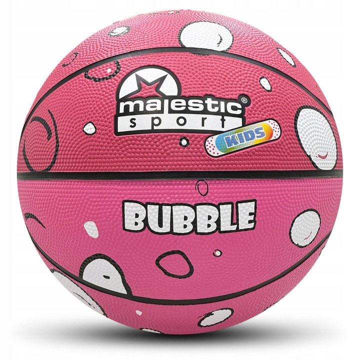 Minge de baschet Majestic Sport Bubble r. 4, rozie, 64-66cm, 20-21cm