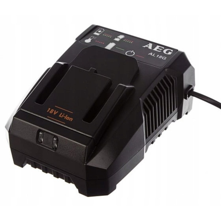 AEG BL1418 töltő 14-18V, LED, Li-ion akkumulátorokhoz, 1.5-9 Ah